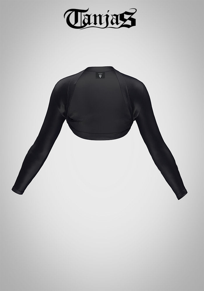 SYNTRA Black Jersey bolero shrug