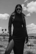 LYNX Leather Bolero Jacket