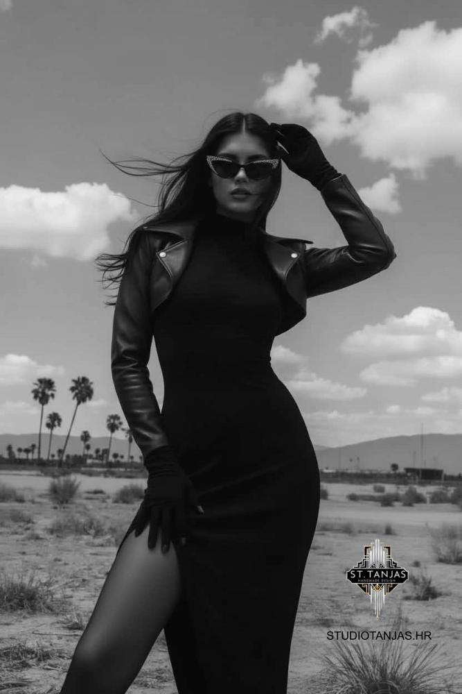 LYNX Leather Bolero Jacket