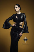ASTRA NOIR leather bolero jacket