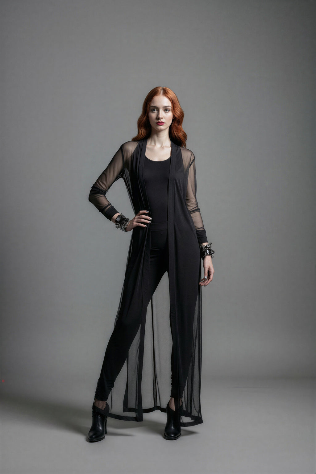 Neo Noir Sheer Duster