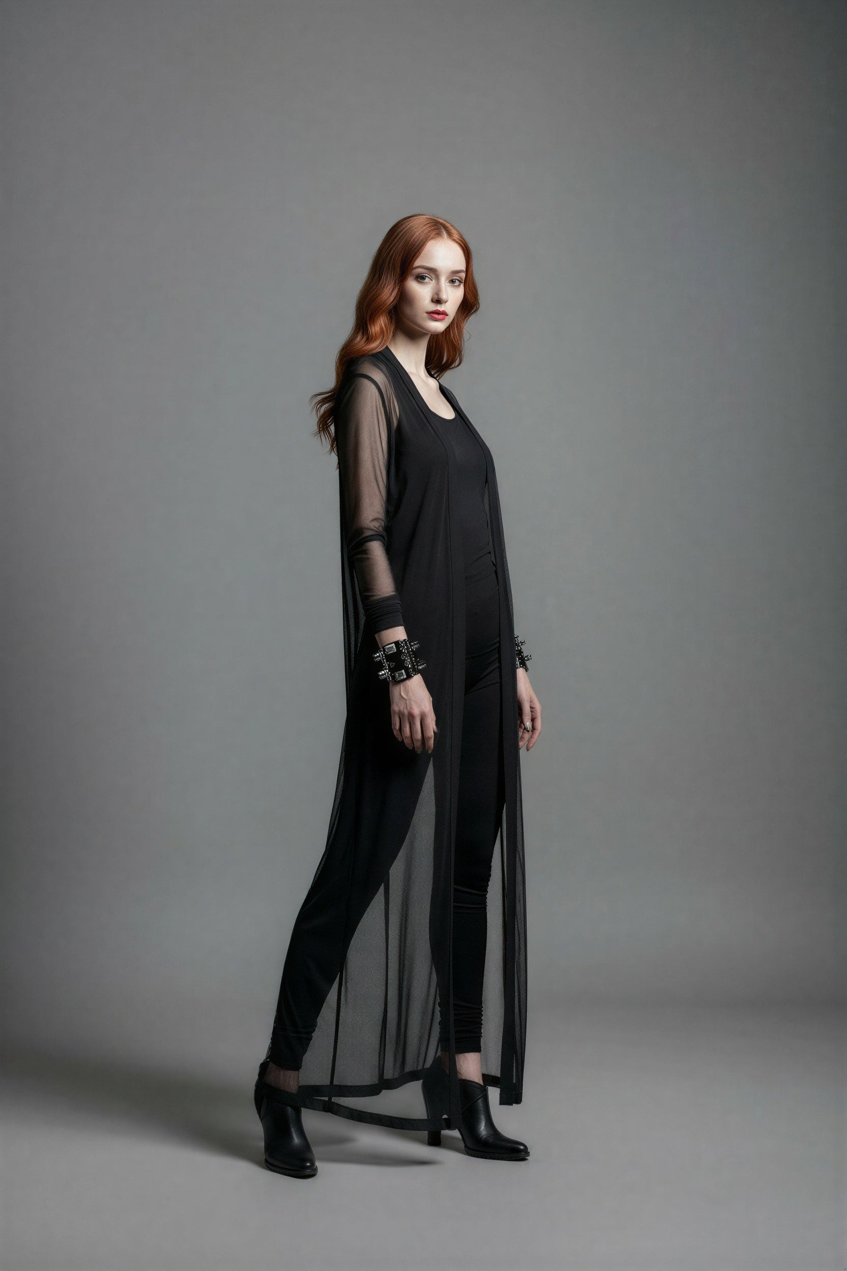 Neo Noir Sheer Duster