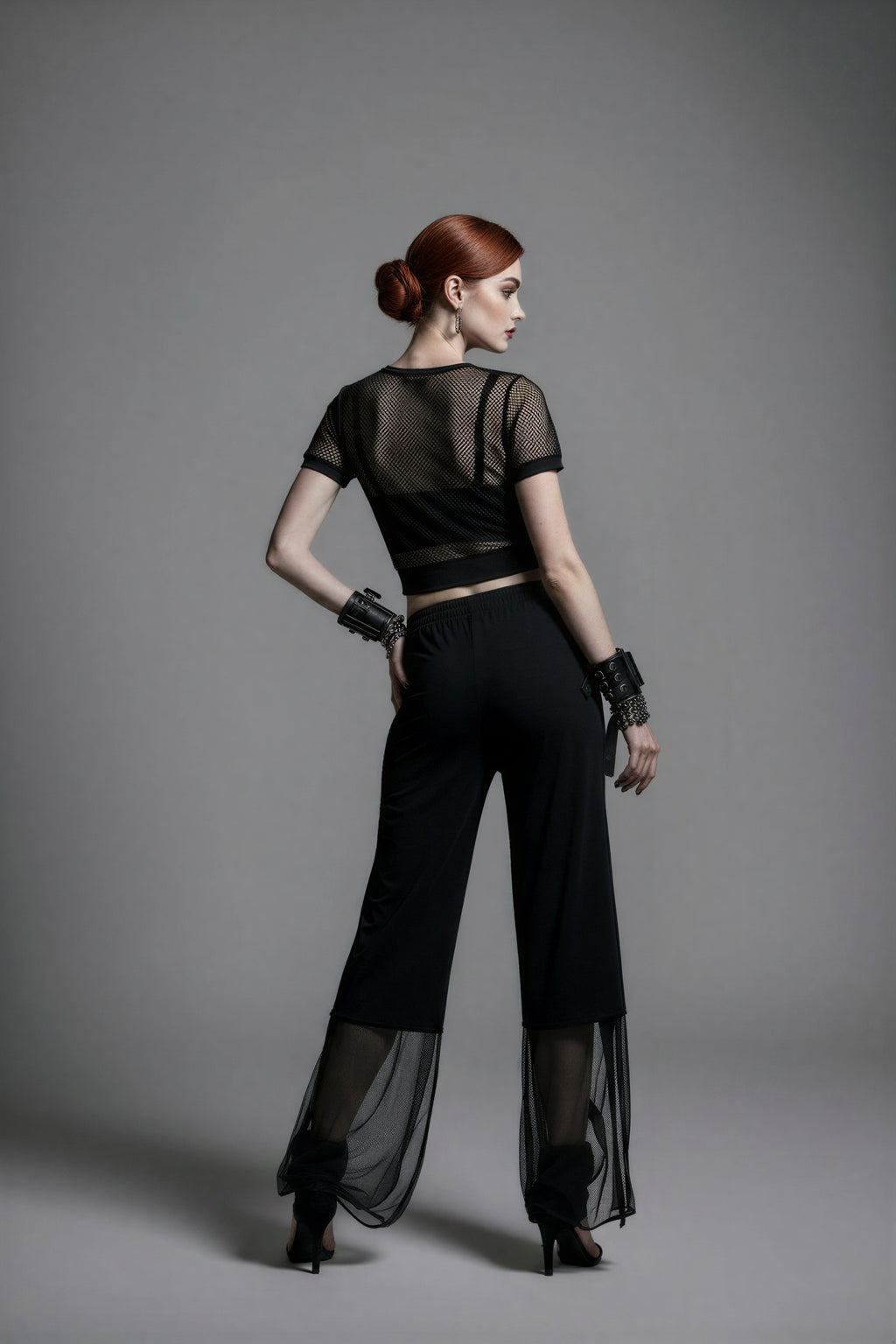 Aurora Neo Noir Overlong Pants