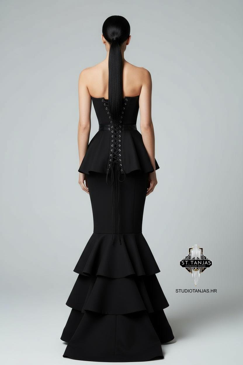 ASPIRIA luxury dark dress
