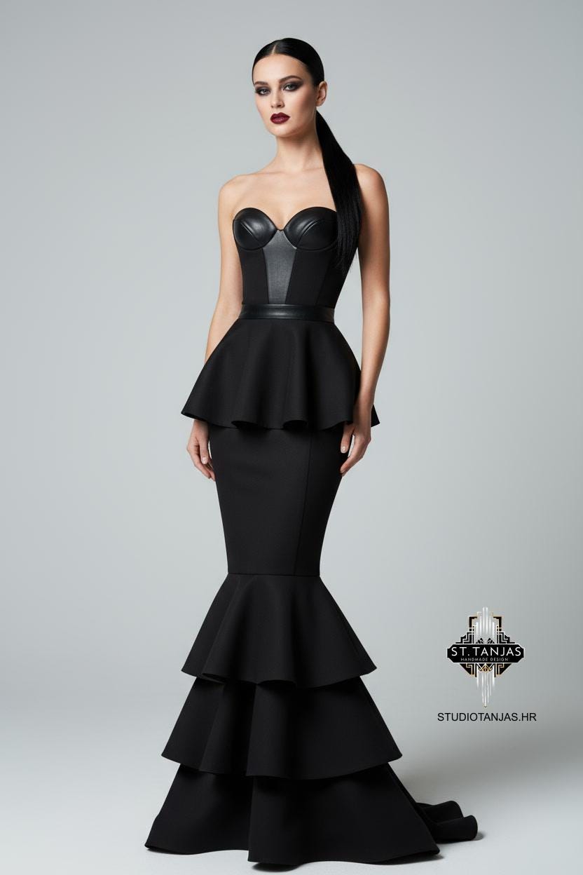 ASPIRIA luxury dark dress