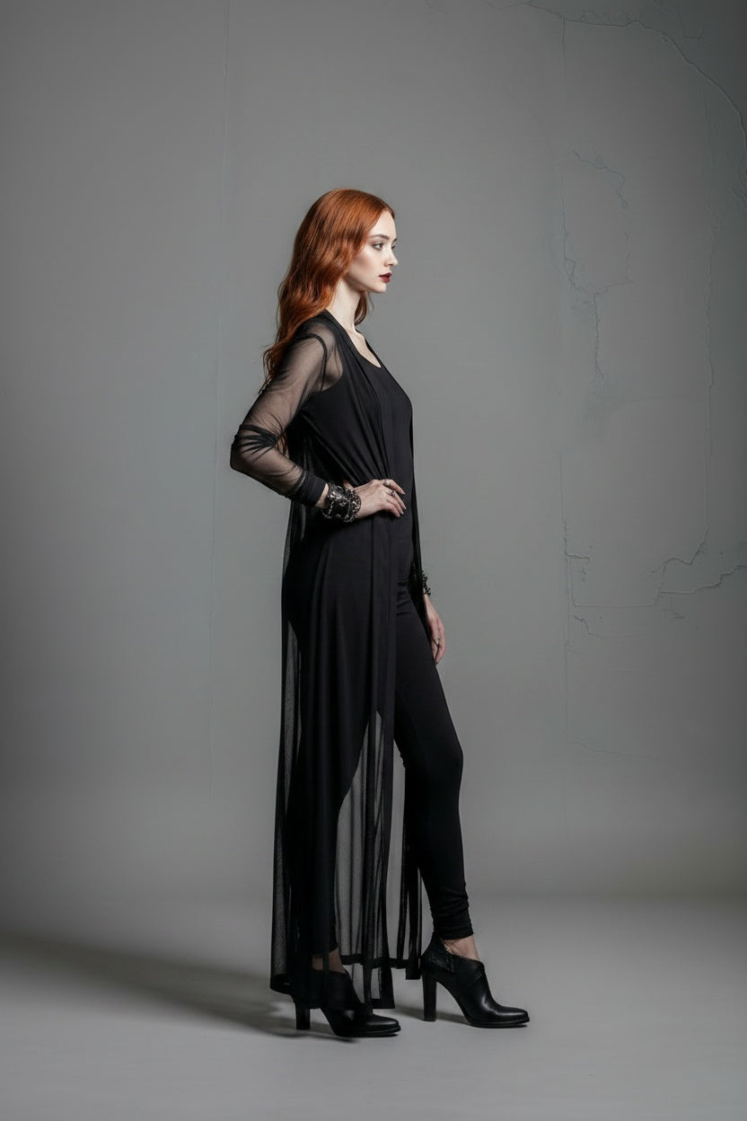 Neo Noir Sheer Duster