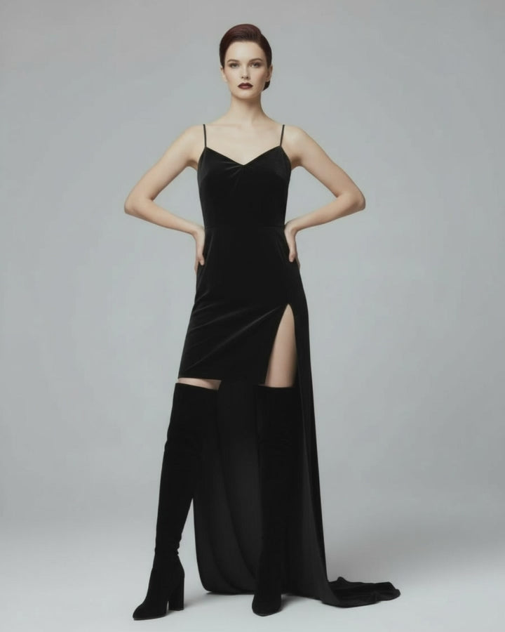 NOCTYRA Velvet Dress