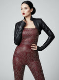 SERPENTIS fitted bolero jacket